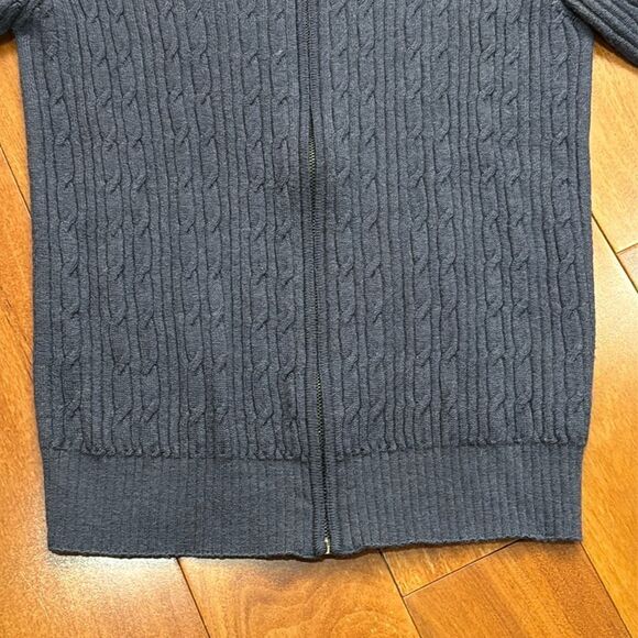 IKE Behar Men’s Cable knit Baby Alpeca Blended Sweater Cardigan size S - Picture 3 of 9